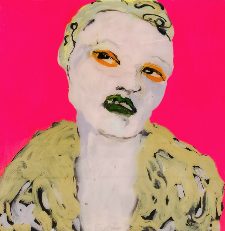 Kirsti Tuokko, Fake Fur, 2025, 100 x 100 cm