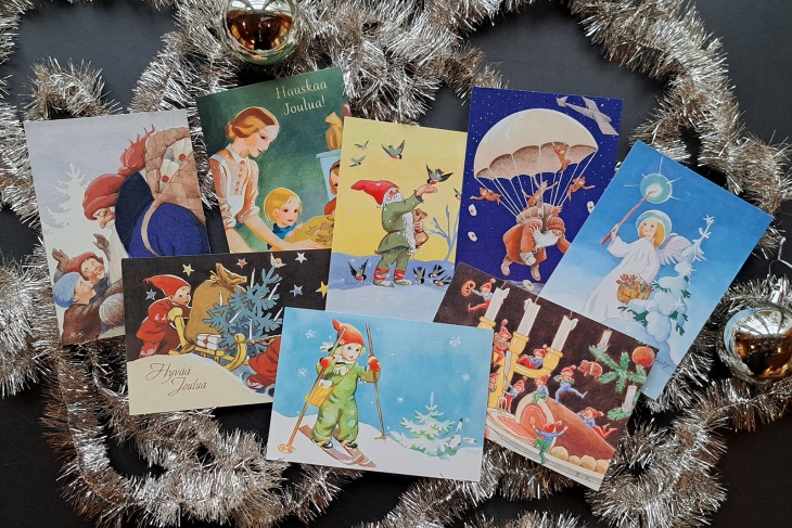 Martta Wendelinin joulukortteja Erkkolassa web